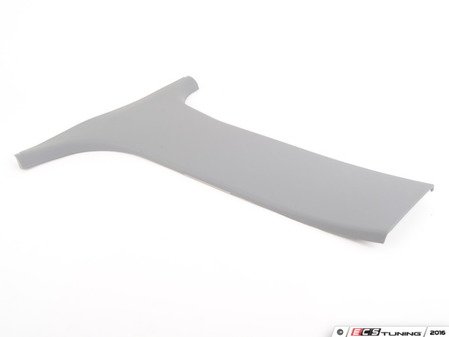 ES#113869 - 51438207195 - E39 "B" Pillar Trim - Lower Left - Grau/Gray, located center of vehicle on left side next to driver seat. - Genuine BMW - BMW