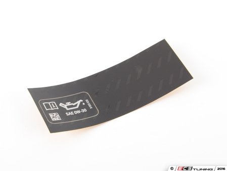 ES#2987529 - 71228655035 - LABEL "ENGINE OIL" - Genuine BMW - BMW MINI
