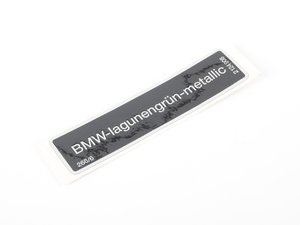 ES#184944 - 71212124908 - LABEL - Genuine BMW - BMW