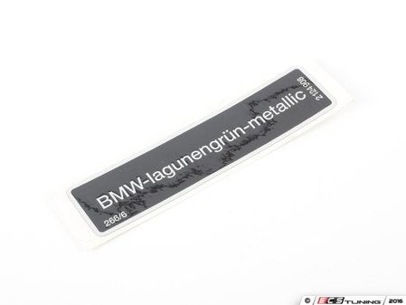 ES#184944 - 71212124908 - LABEL - Genuine BMW - BMW