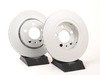 ES#2765735 - 8N0615601BKT9 - Rear Brake Service Kit - Featuring Zimmermann rotors and ECS DD23 "Daily Driver" ceramic pads. - Assembled By ECS - Volkswagen