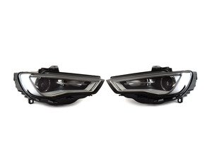 ES#3141642 - 8v0941043bKT - European Bi-Xenon Headlight Set  - (NO LONGER AVAILABLE) - Improved European beam pattern without amber markers - Hella - 