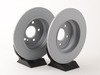 ES#2575914 - 2114230712KT6 - Rear Brake Rotors - Pair - Solid Rotors - Not For Use On Vehicles With Vented Rear Brake Rotors - Zimmermann - Mercedes Benz