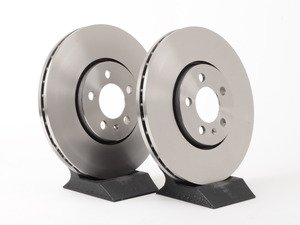 ES#3135627 - jzw615301dKT - Economy Front Brake Rotors - Pair (288x25) - Restore the stopping power of your vehicle with new rotors - Genuine Volkswagen Audi - Volkswagen