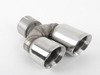 ES#2827394 - SSXAU268 - Cat-Back Exhaust System - Non-Resonated - 2.37" stainless steel with quad 80mm polished tips - Milltek Sport - Audi