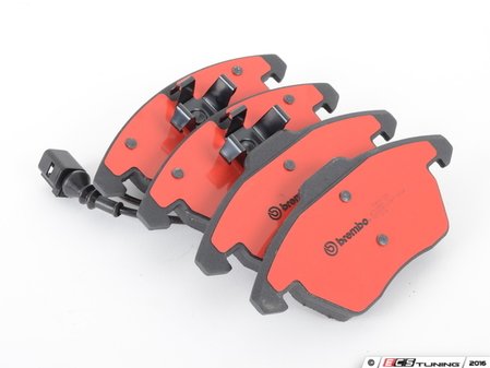 ES#3142246 -  3C0698151D - Premium Ceramic OE Equivalent Pad - Front - Brembo NAO Ceramic pads are designed to deliver improved comfort and reduced pad wear - Brembo - Audi Volkswagen