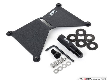 ES#3103011 - AMPBDY201 - Front Licence Plate Relocation Kit - (NO LONGER AVAILABLE) - Avoid drilling holes in your bumper by utilizing a tow hook mounted plate bracket 2011+ - Alta Performance - 