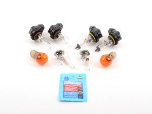 ES#2766085 - 1H0998HLTKT2 - Headlight Bulb Refresh Kit - Replaces all the bulbs in both of your headlights, fog light housings, and front turn signal housings - Assembled By ECS - Volkswagen