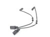ES#3098367 - 4H0698451A - Brake Pad Set - Rear - Includes brake pad sensor wires - Textar - Audi