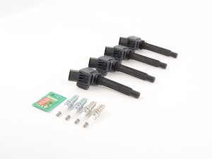 ES#3137549 - 06K905110KKT4 - Ignition Service Kit - Featuring Genuine coils and NGK iridium spark plugs - Assembled By ECS - Volkswagen