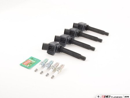ES#3137549 - 06K905110KKT4 - Ignition Service Kit - Featuring Genuine coils and NGK iridium spark plugs - Assembled By ECS - Volkswagen