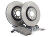 ES#2765352 - 1J0698056KT - Front Brake Service Kit (312x25) - Featuring Brembo rotors and ECS DD23 ceramic pads - Assembled By ECS - Volkswagen