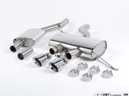 ES#2828177 - SSXVW163 - 2.75" Cat-Back Exhaust System - Resonated - Get that Exhaust tone you've been looking for! Features 2.75" construction with 4" Polished "GT100" style tips. - Milltek Sport - Volkswagen