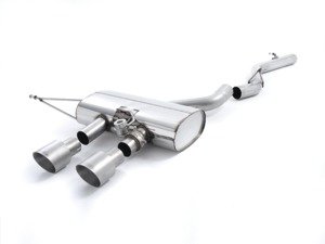 ES#2828179 - SSXVW165 - 2.75" Valved Cat-Back Exhaust System - Non-Resonated - Get that Exhaust tone you've been looking for! Features 2.75" construction with 4" Titanium "GT100" style tips. - Milltek Sport - Volkswagen