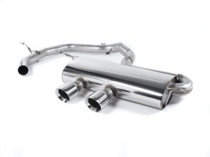 ES#2828182 - SSXVW168 - R32 style 2.75" Cat-Back Exhaust System - Non-Resonated  - Get that Exhaust tone you've been looking for, features polished "GT100" style tips! - Milltek Sport - Volkswagen