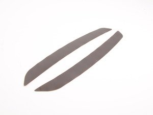 ES#3141655 - 019061ECS01A - Rear Bumper Reflector Film set - Gunsmoke - Pre-cut Lamin-X film to cover both reflectors on the rear bumper cover - ECS - Audi
