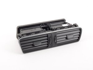 ES#2522325 - 3AB819728CMAI - Center Air Vent - Satin Black/Chrome - Replacement center dash vent - Genuine Volkswagen Audi - Volkswagen