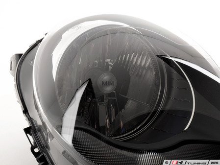 ES#2734624 - 63117401606 - Halogen Headlight With White Indicators - Right - Clear / Flash orange directional indicators headlight unit - Genuine MINI - MINI