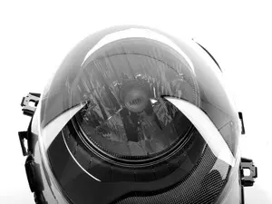 Halogen Headlight With White Indicators - Left