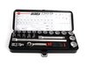 ES#1899284 - 096512022 - Wurth 3/8" Multi-Socket Wrench Kit - 22 Pieces - Multipurpose profile works on 5 different types of bolt heads - Wurth - Audi BMW Volkswagen Mercedes Benz MINI Porsche