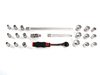 ES#1899284 - 096512022 - Wurth 3/8" Multi-Socket Wrench Kit - 22 Pieces - Multipurpose profile works on 5 different types of bolt heads - Wurth - Audi BMW Volkswagen Mercedes Benz MINI Porsche