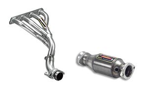 ES#3102859 - 830601KT - Supersprint Stainless Steel Performance Header  - Contains header with metallic catalytic converter - Supersprint - MINI