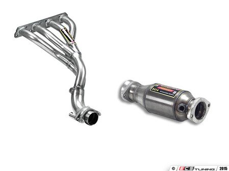 ES#3102859 - 830601KT - Supersprint Stainless Steel Performance Header  - Contains header with metallic catalytic converter - Supersprint - MINI