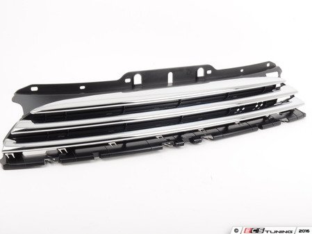 ES#2228675 - 51117317264 - Front Grille Center - Chrome - Mounts to the front of the hood - Genuine MINI - MINI