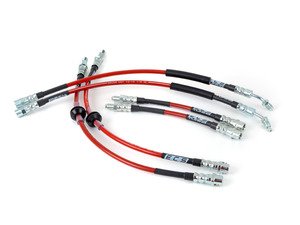 ES#3146321 - 002562ecsKT2 - Exact-Fit Stainless Steel Brake Lines - Complete Kit - DOT-compliant kit to improve pedal feel in your vehicle. - ECS - BMW