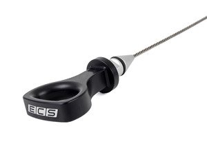 ES#3138259 - 018641ECS02-02 - Billet Engine oil Dipstick - black Anodized - A more durable and aesthetically pleasing addition to your engine bay - ECS - Audi