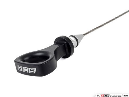 ES#3138259 - 018641ECS02-02 - Billet Engine oil Dipstick - black Anodized - A more durable and aesthetically pleasing addition to your engine bay - ECS - Audi