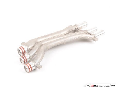 ES#2771200 - 94810605906 - Revised Upper Triple Coolant Pipe Section - Located in the "V" of the engine - Hamburg Tech - Porsche