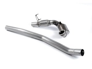 ES#3146145 - VWR21G702R - VWR MK7 Golf R Downpipe with High-Flow Catalytic Converter - Dramatically enhance the sound and unleash the power of your Golf R! - Racingline - Volkswagen