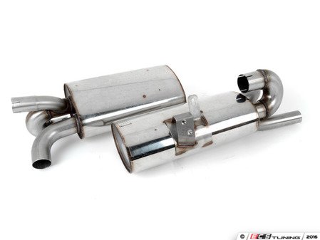 ES#2827919 - SSXPO118 - Cat-back Exhaust System - Non-resonated - 2.25" stainless steel exhaust with polished tips - Milltek Sport - Porsche
