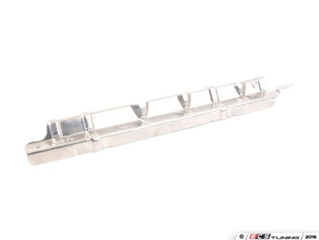 ES#2583914 - 13717649693 - Bracket with Heat Shield  - Located above the turbochargers and holds the boost solenoids. - Genuine BMW - BMW