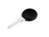 ES#1362091 - 477837219 - Ignition And Door Lock Key Blank - Black key head with Porsche crest insignia - Genuine Porsche - Porsche