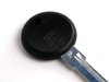 ES#1362091 - 477837219 - Ignition And Door Lock Key Blank - Black key head with Porsche crest insignia - Genuine Porsche - Porsche