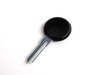 ES#1362091 - 477837219 - Ignition And Door Lock Key Blank - Black key head with Porsche crest insignia - Genuine Porsche - Porsche