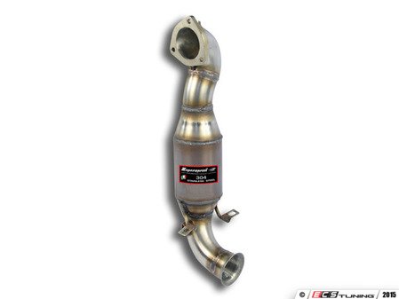 ES#3033549 - 831221 - Downpipe With High Flow Catalytic Converter - Featuring a Sport Hi-Flow Sport Cat with factory mounts for OEM exhausts - Supersprint - MINI