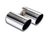 ES#3146992 - 831821KT - Turbo-Back Race Exhaust System - Non Resonated  - Performance exhaust with stainless steal construction : 100mm Dual Slash Cut Chrome Tips - Supersprint - MINI