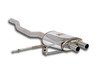 ES#3147475 - 831821KT5 - Turbo-Back Race Exhaust System - Resonated - Performance exhaust with stainless steal construction : 100mm Dual Slash Cut Black Tips - Supersprint - MINI