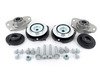 ES#2986414 - 1K0513353HKT1 - Cup Kit/Coilover Installation Kit - Includes shock/strut mounts, bearings, spring pads, and hardware - Assembled By ECS - Audi