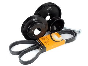 ES#3027888 - PPK-S54-R - Turner Motorsport S54 Racing Pulley Set  - (NO LONGER AVAILABLE) - Possibly the best horsepower-per-dollar available anywhere. - Turner Motorsport - 