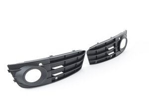 ES#2808810 - 8k0807681a01cKT - Fog Light Grille - Satin Black - Set - Keep your exterior looking clean - Genuine Volkswagen Audi - Audi