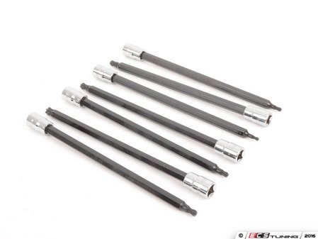 ES#3145772 - BTXL400 - 7 Pc. 1/4" Drive Ball Torx Extra Long Socket Set - Need just a little angle to get the job done, this is for you - VIM Tools - Audi BMW Volkswagen Mercedes Benz MINI Porsche