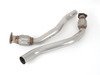 ES#2827484 - SSXAU367 - Cat-Back Exhaust System - Resonated - 2.37" stainless steel with quad 100mm black Cerakote tips - Milltek Sport - Audi