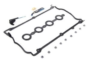 ES#2695709 - 058198025A - Valve Cover Gasket And Chain Tensioner Seal Kit - Everything you need to perform gasket and seal replacement on your 1.8T - Assembled By ECS - Audi Volkswagen
