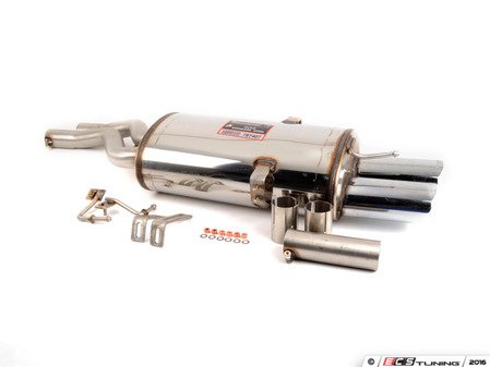 ES#3033357 - 787407 - Supersprint Performance Muffler (Oval Tips) - Performance muffler with 100x75 Oval Tips - Supersprint - BMW