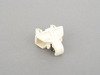ES#4059103 - 4G0857562ADX6 - Sun Visor Clip - Silk Beige  - Replace your missing or broken sun visor clips - Genuine Volkswagen Audi - Audi