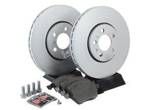 ES#2763085 - 1j0698151ksvckt1 - Front Brake Service Kit (288x25) - Featuring genuine rotors and pads. - Genuine Volkswagen Audi - Volkswagen